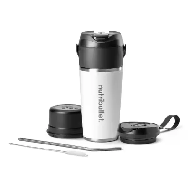 nutribullet Flip NBP016W portabel blender med isolerad stålkopp